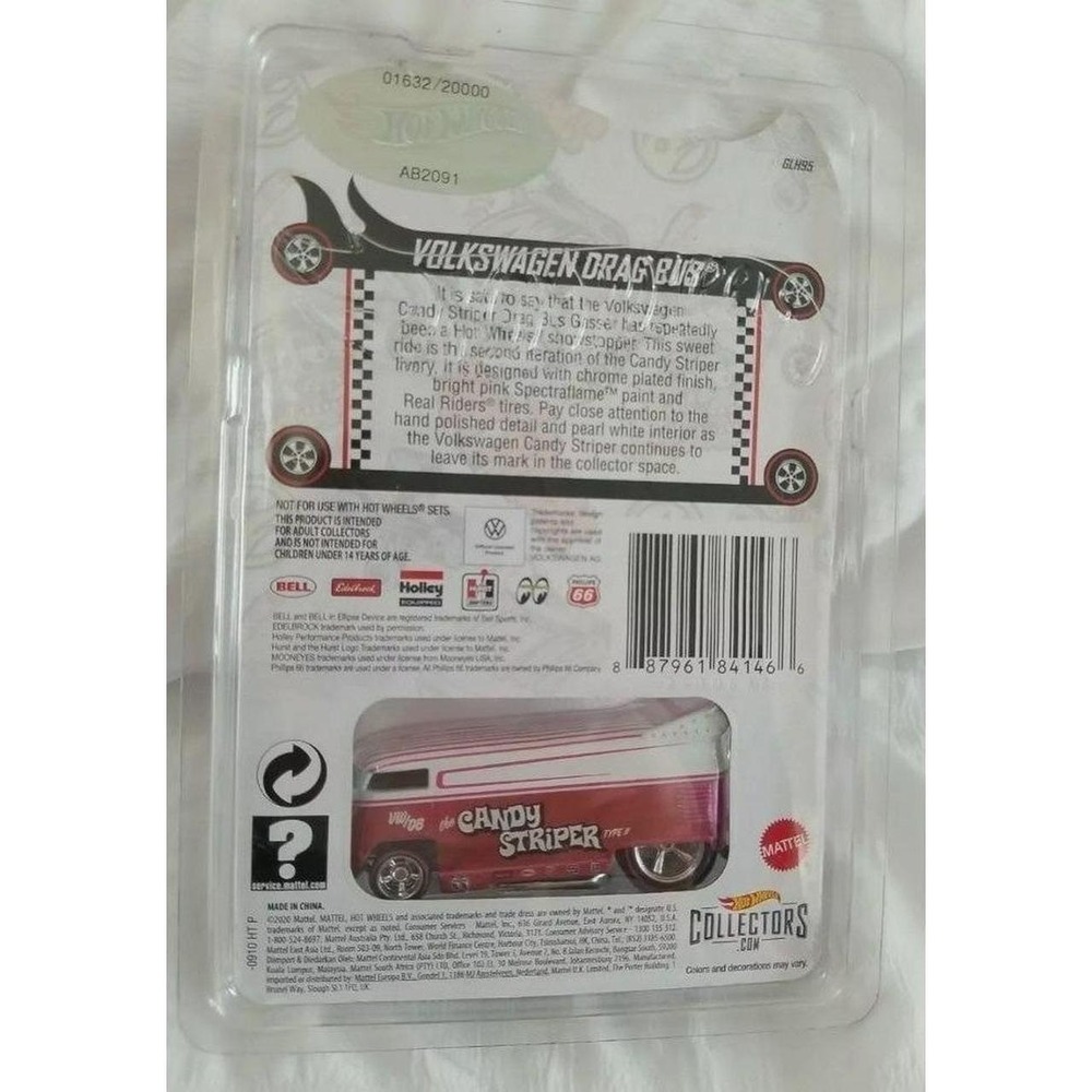 Volkswagen Drag Bus Pink RLC Candy Striper Limited Edition 01632/20000 GLH95 - Picture 3 of 4